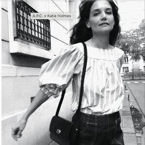 NWT A.P.C. x Katie Holmes Louisa Blouse 36